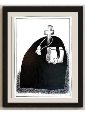 Karikatural Xu Xiao 29X21CM Orijinal Karikatür BOD04263