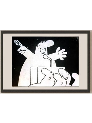 Karikatural Wang Huimin 21X16CM Orijinal Karikatür BOD04209