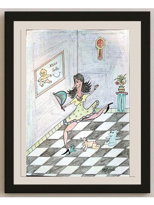 Karikatural Thipparapu Suman Kumar 29X21CM Orijinal Karikatür BOD03745