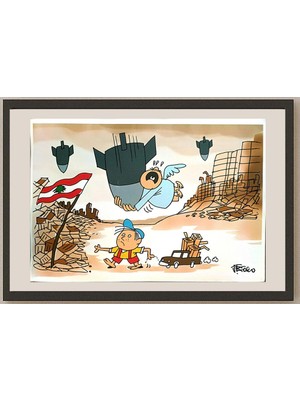 Karikatural Joao Bosco Jaco De Azevedo 29X21CM Orijinal Karikatür BOD03850