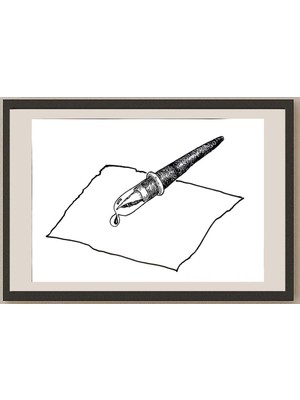 Karikatural Xiao Cheng Sen 29X21CM Orijinal Karikatür BOD04224