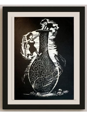 Karikatural Xin Cai 29X21CM Orijinal Karikatür BOD03769