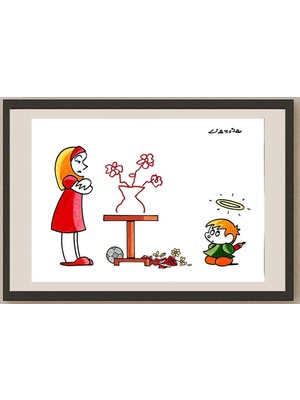 Karikatural Marcelo Barreto De Lacerda 29X21CM Orijinal Karikatür BOD03807