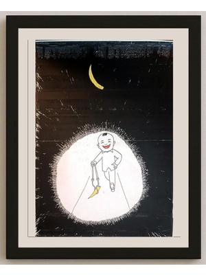 Karikatural Jia Rui Jun 29X21CM Orijinal Karikatür BOD03952