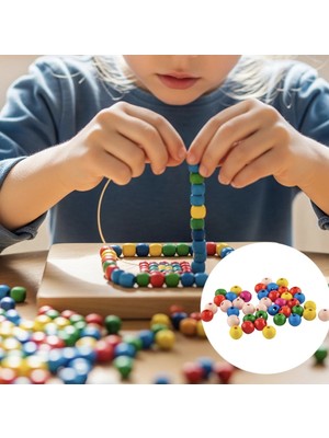 KİKA  Tahta Boncuk 1 Paket 40 Adet