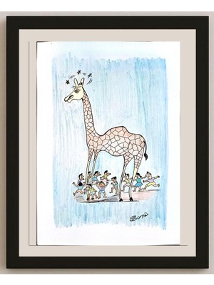 Karikatural Thipparapu Suman Kumar 29X21CM Orijinal Karikatür BOD03746