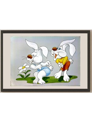 Karikatural Romanov Vladimir 43X30CM Orijinal Karikatür BOD04523