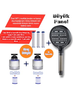 Truva Özel Set Kireç Önleyici Mutfak Lavabo ve Banyonuz Için Büyük Panel