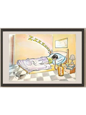 Karikatural Vendra Gopalaksrishna 29X21CM Orijinal Karikatür BOD03725