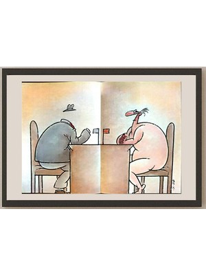 Karikatural Dachuan Xia 29X21CM Orijinal Karikatür BOD04131