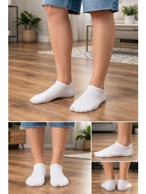 Heren Bambu Pamuk Mix 6'lı Dikişsiz Kadın Patik (60% Bambu 40% Pamuk Mix)