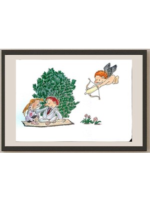 Karikatural Ma Heng Chao 27X20CM Orijinal Karikatür BOD04144