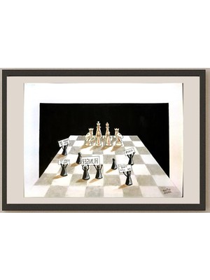 Karikatural Melisa Lopez 29X21CM Orijinal Karikatür BOD04981