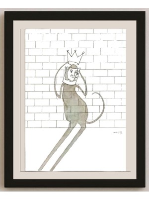 Karikatural Wu Xi Hong 29X21CM Orijinal Karikatür BOD05009