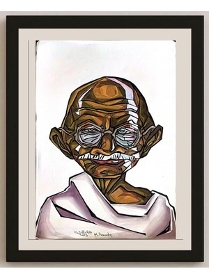 Karikatural Mohamed Hamdy Hamed 29X21CM Orijinal Karikatür BOD04801