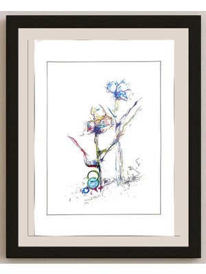 Karikatural Sepideh Sharifi 43X30CM Orijinal Karikatür BOD05322
