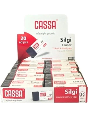 Cassa 9626  Siyah Silgi 1 Adet