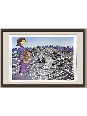 Karikatural Wesam Khalil 29X21CM Orijinal Karikatür BOD05245