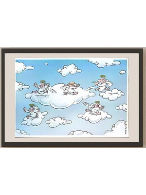 Karikatural Ali Miraee 29X21CM Orijinal Karikatür BOD04591