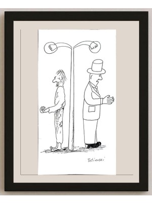 Karikatural Michael Tetievski 30X17CM Orijinal Karikatür BOD04822