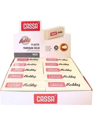 Cassa 9620 Yumuşak Silgi 20'li