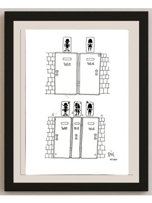 Karikatural Phung Hai Le 29X21CM Orijinal Karikatür BOD04774