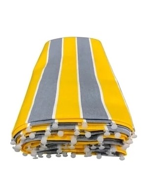 MRC Tekstil Su Geçirmez Balkon Perdesi – Kornişli & Bağcıklı Branda En×boy Balkon Branda Perde