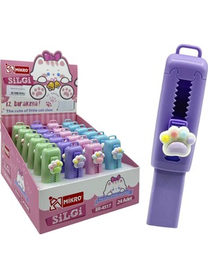 Micro Mikro Cat Claw Sürgülü Silgi 1 Adet