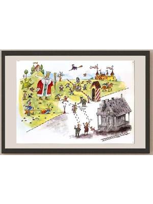 Karikatural Harumi Imahase 29X21CM Orijinal Karikatür BOD05015