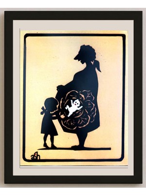Karikatural Abraham Averbuch Ash 22X18CM Orijinal Karikatür BOD04578