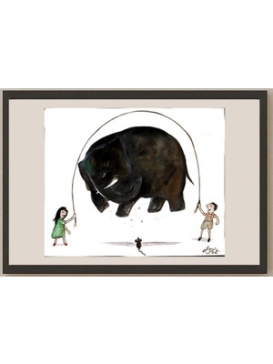 Karikatural Didie Sw 35X30CM Orijinal Karikatür BOD05287