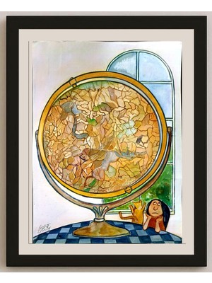 Karikatural Didie Sw 43X30CM Orijinal Karikatür BOD05301