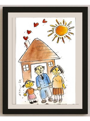 Karikatural Mohammad Saleh Razm Hosseini 29X21CM Orijinal Karikatür BOD05275