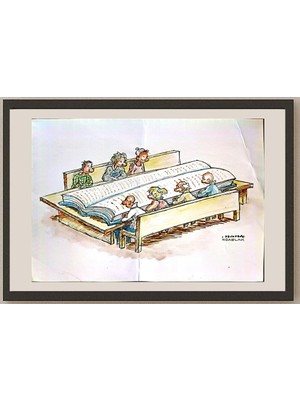 Karikatural Yustinus Anang Jatmiko 29X21CM Orijinal Karikatür BOD05139