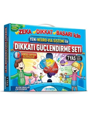 Dikkati Güçlendirme Seti 1. Sınıf – 7 Yaş Neuro-Via