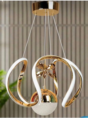 Kumsar Aydınlatma Kumsar Tektop Damla Gold Avize Modeli