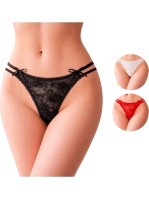 Tutku Karışık İnce Dokulu Desenli Külot