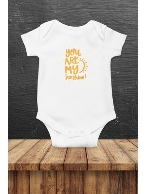 Hediyenza Sunshine Baskılı Unisex Bebek Zıbını