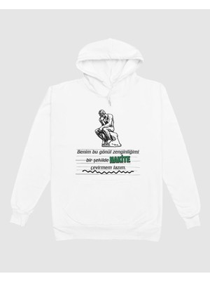 Hediyenza Gönül Zenginliği = Nakit Kapüşonlu Sweatshirt Hoodie Unisex Yetişkin