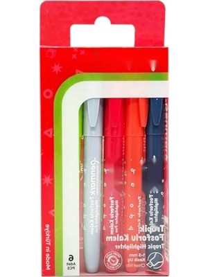 Esranın Dünyası 6'lı Rahat Yazma Deneyimi Sunan Fosforlu Kalem Seti