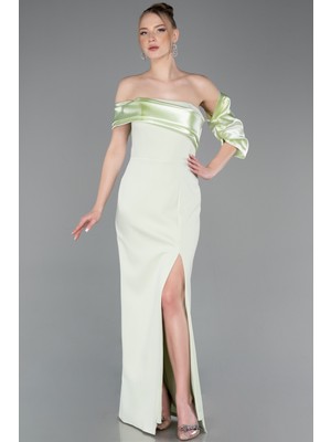 Abiyefon Bacak Dekolteli Uzun Abiye Elbise ABU4024