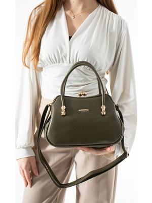 Byhakan Jn-53 Burslu Kadın Omuz Çantası Klipsli El Çantası Çapraz Çanta