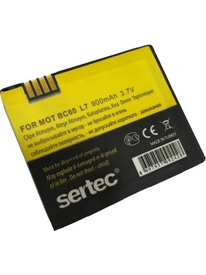Fırsatkolik Sertec - Motorola Bc60  Uyumlu Batarya