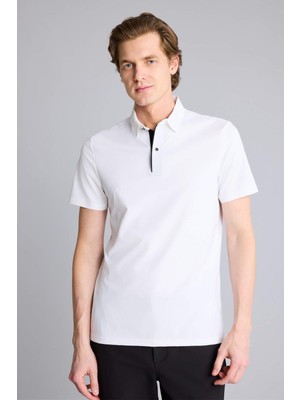 DeFacto Esnek Kırışmaz Slim Fit Polo Tişört F9896AX26SP