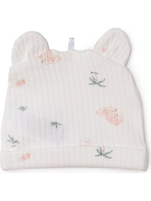 Hellobaby Kız Bebek Şapka Hayvan Baskılı