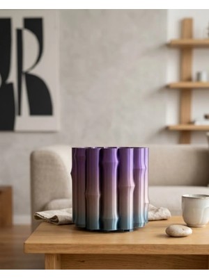 Zenvia 3D Vazo Mor Gri Znv-Tcndym