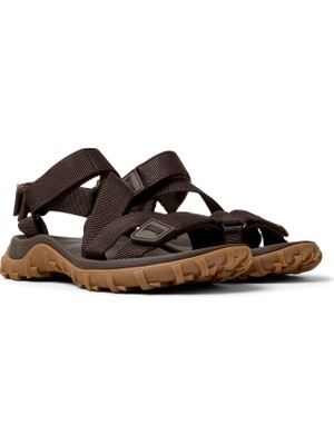 Camper %100 Geri Dönüştürülmüş Polyester Koyu Kahve Erkek Sandalet Drift Trail Sandal