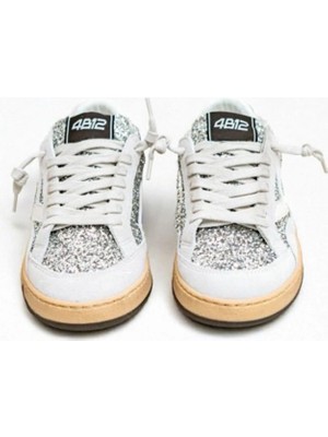 4B12 Gümüş Kadın Sneaker PLAYNEW-D223