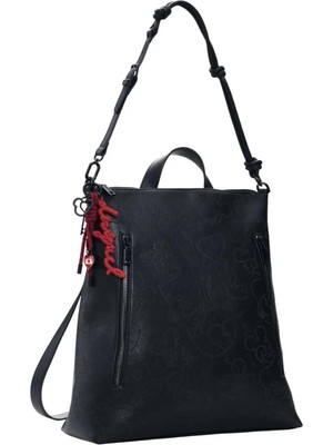 Desigual Siyah Kadın Sırt Çantası 26SAKP072000