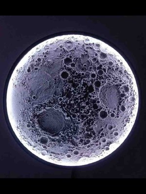 Kamer LED Işıklı Moon Lamp 40 cm